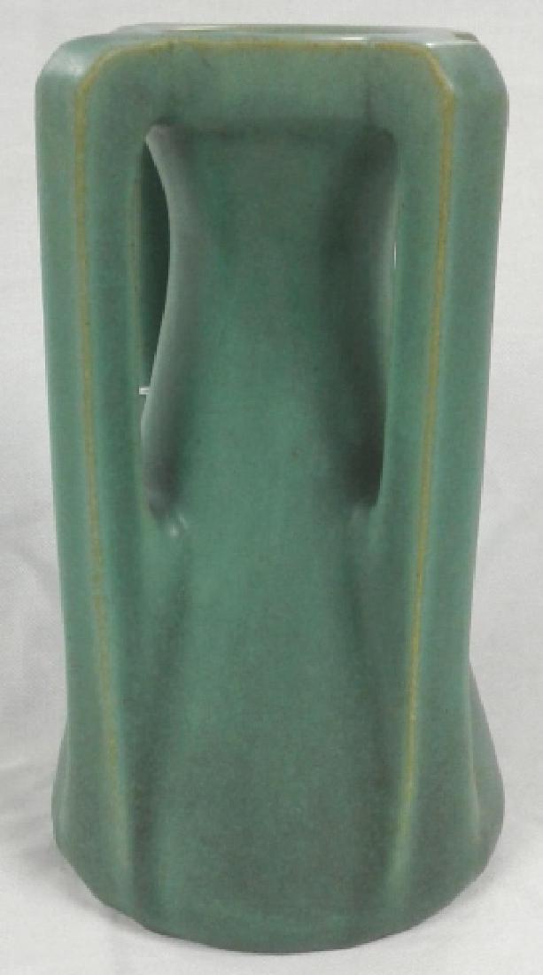 Signed TECO buttress vase, circa 1905, 7 1/2" x 4 1/4" (1 of 6)