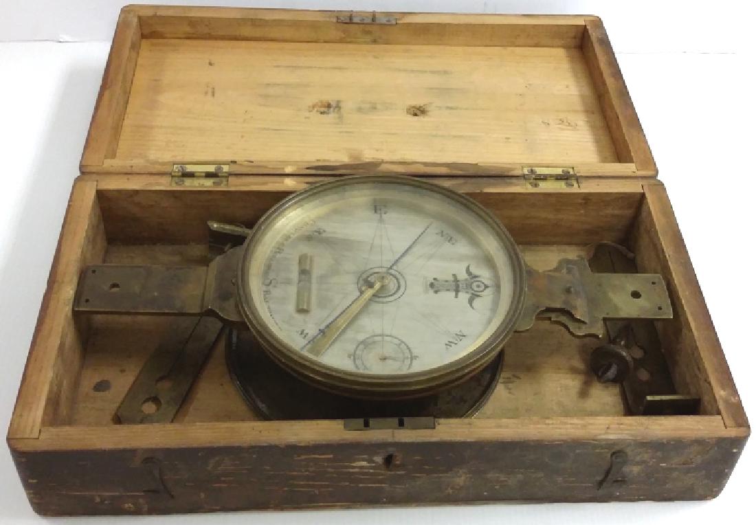 Antique Chandlee & Holloway- Baltimore compass with box (1 of 19)