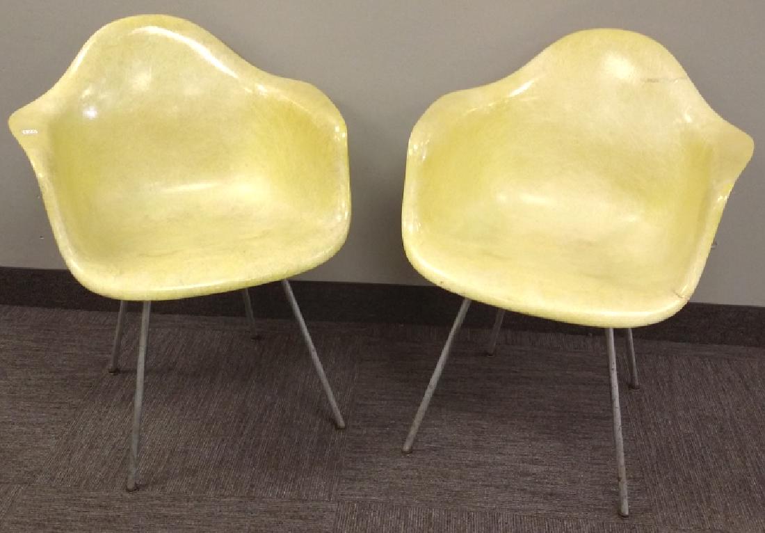 2 early first generation Herman Miller shell chairs (1 of 7)