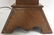 Antique mission oak table lamp- approx. 23" tall x 17" - 6