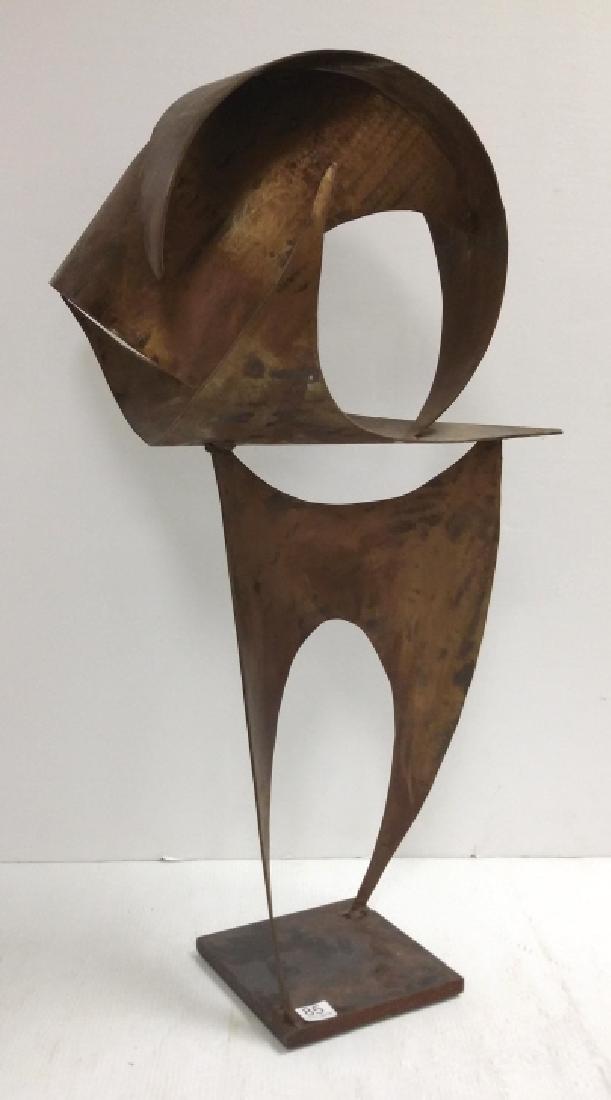 27" signed James Bearden, Des Moines, IA, iron maquette (1 of 6)