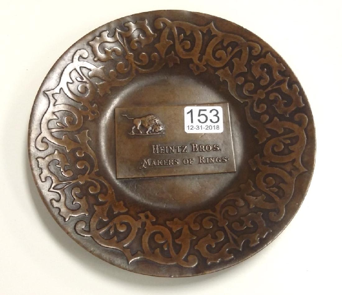 Early Heintz Bros. (Buffalo, NY) "Maker of Rings" arts (1 of 3)