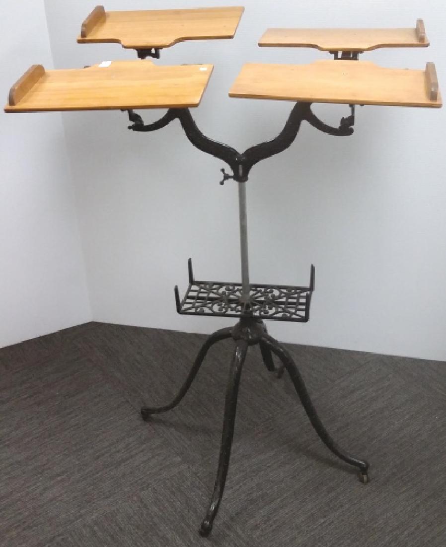 Columbia iron double sided antique bookstand (1 of 6)