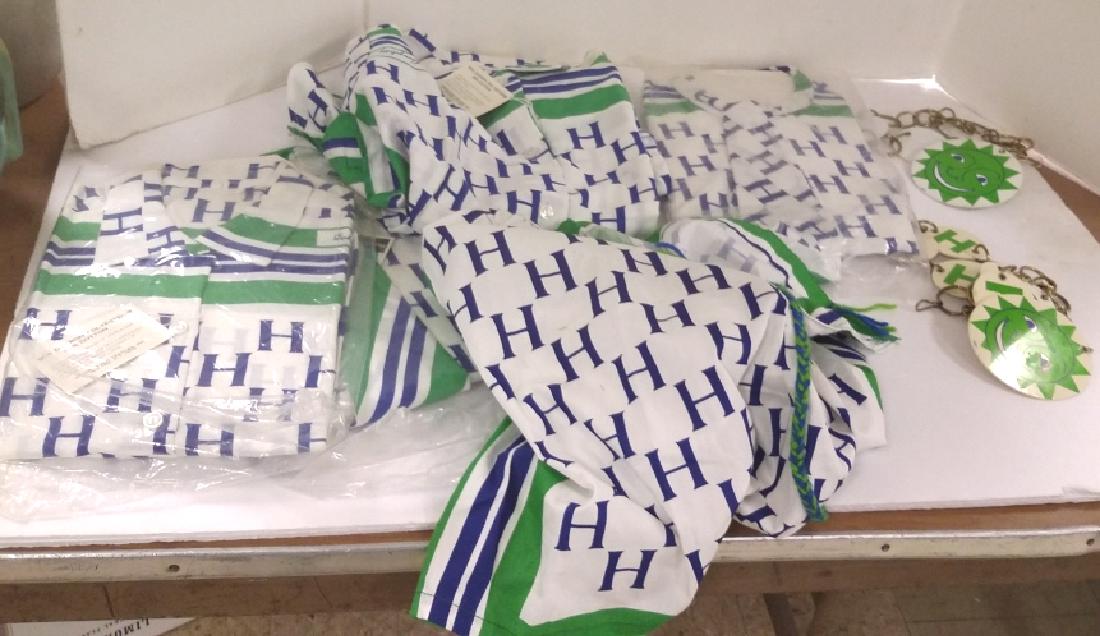 2 vintage Hubert Humphrey belts, 1 pair shorts & 4 (1 of 7)