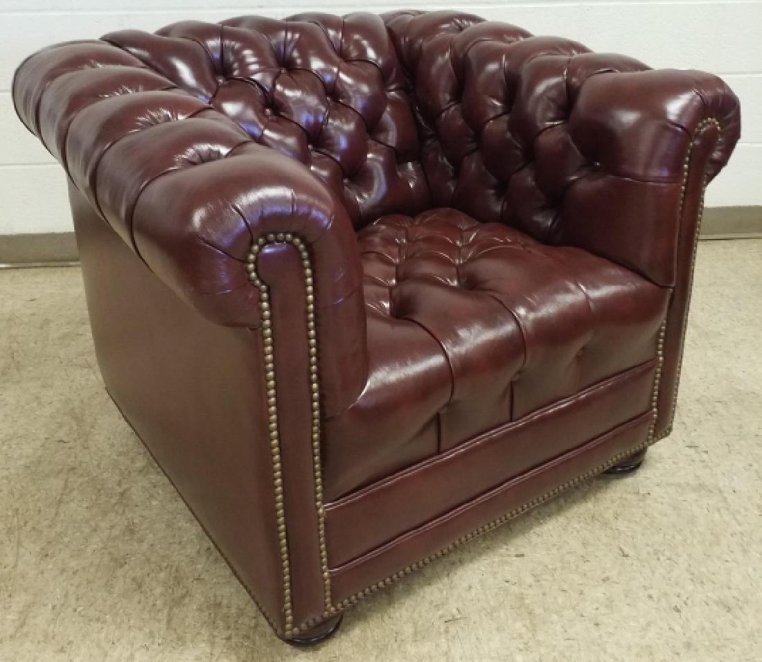 Hancock & Moore Chesterfield leather club chair (1 of 6)