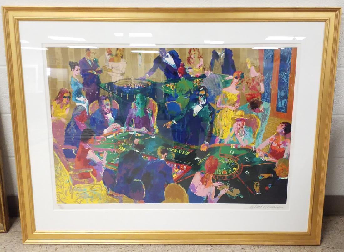 Framed pencil signed & numbered LeRoy Neiman #123/250 (1 of 5)