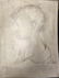 Framed James Earle Fraser relief on marble plaque- - 2