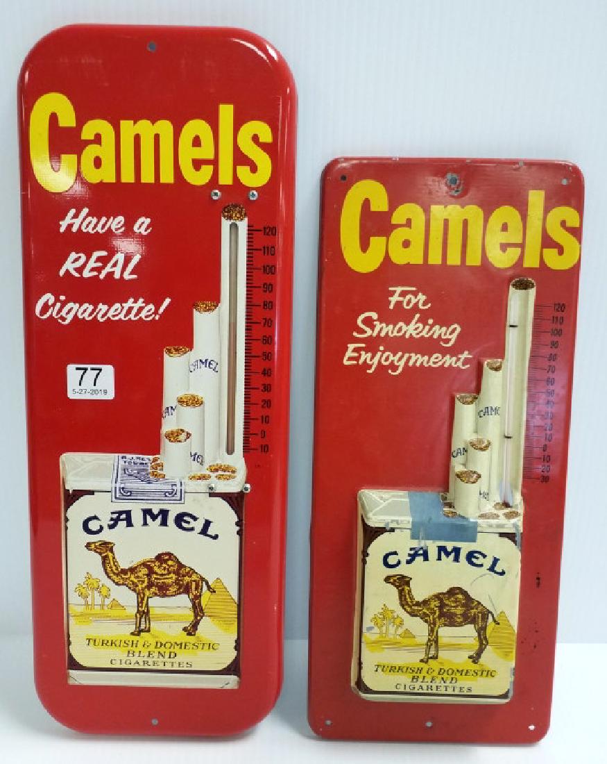 2 camel cigarette advertising thermometers (1 of 6)