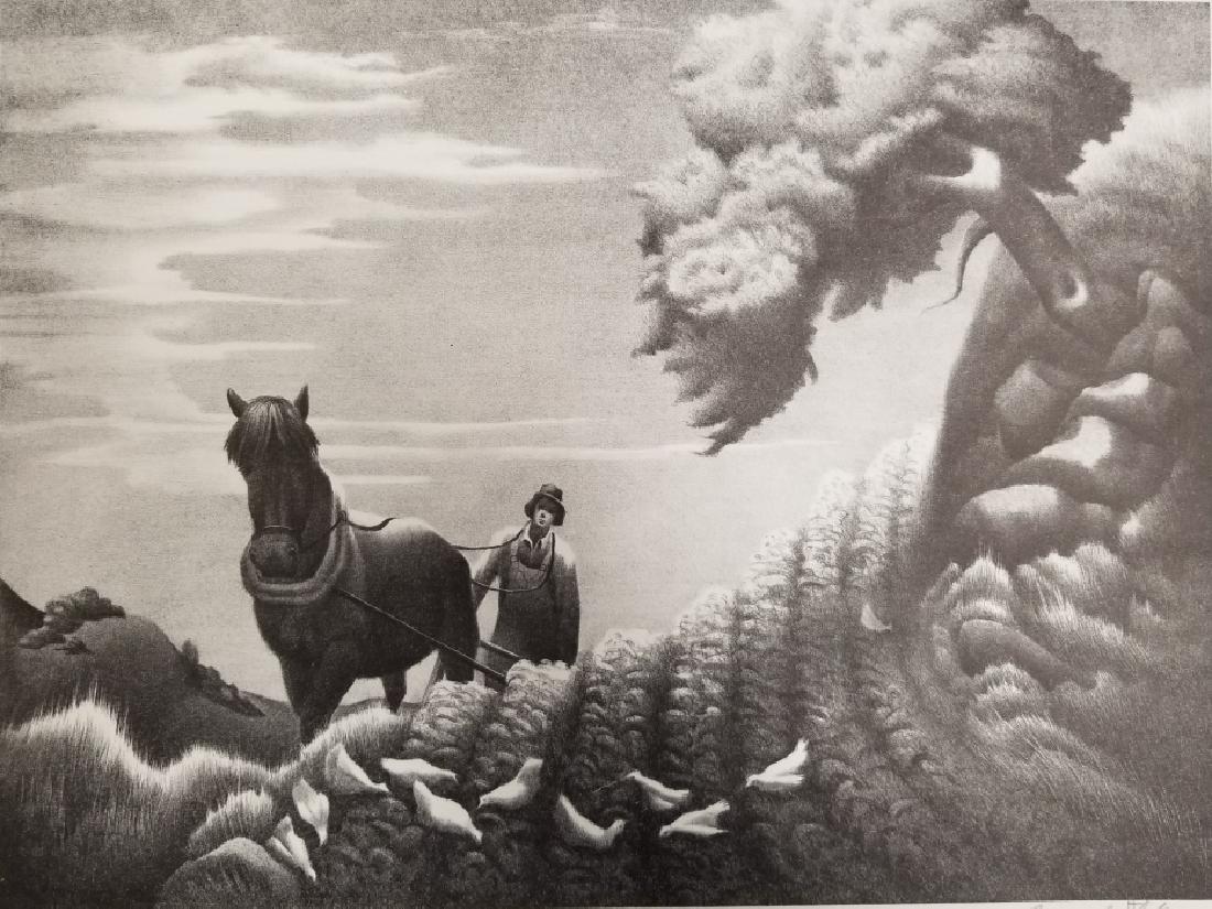 Bernard Steffen "Upland" lithograph 9 1/2" x 12 3/4"- (1 of 5)