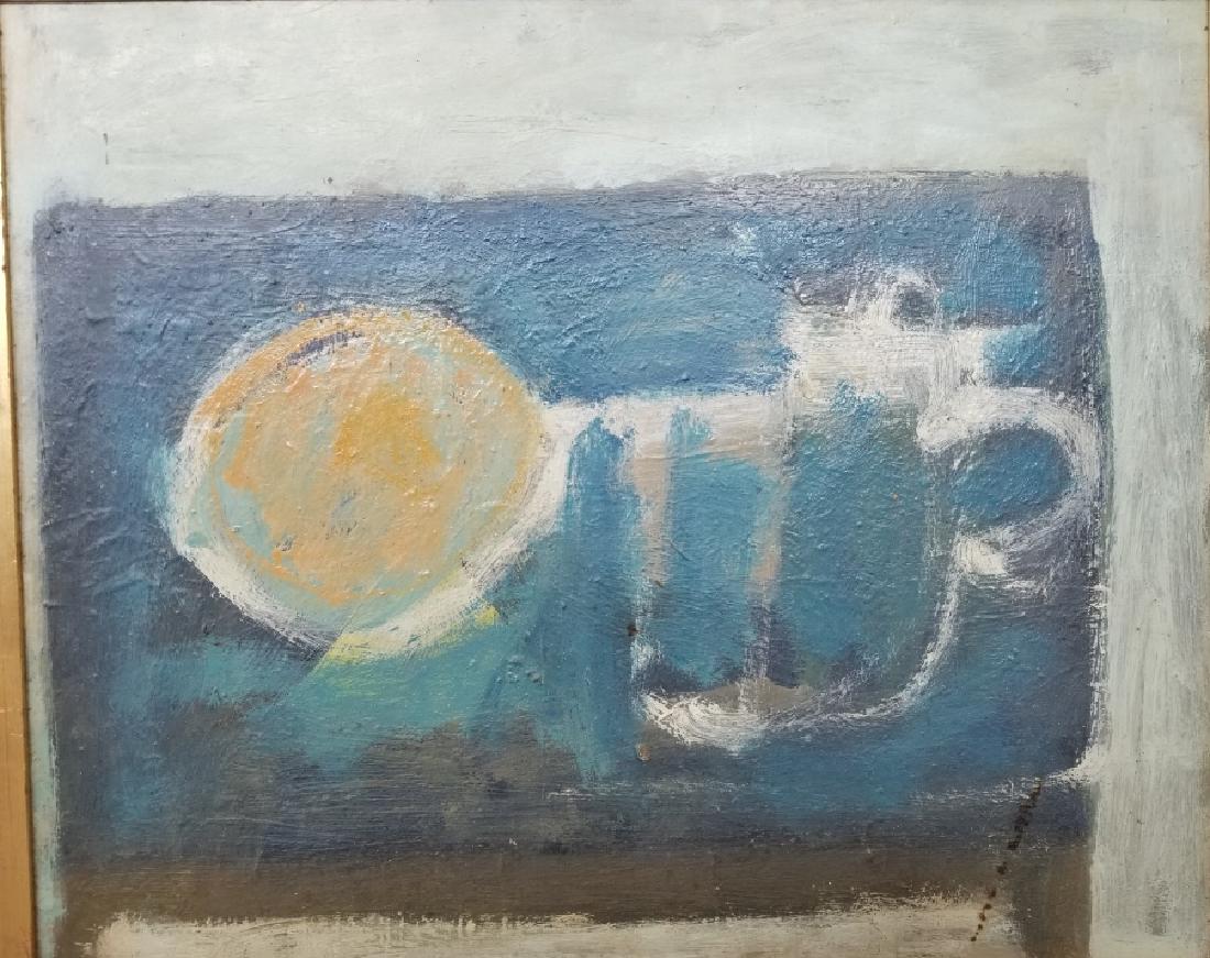 Klaas Gubbels framed oil on board "Blue Still Life" 22 (1 of 6)