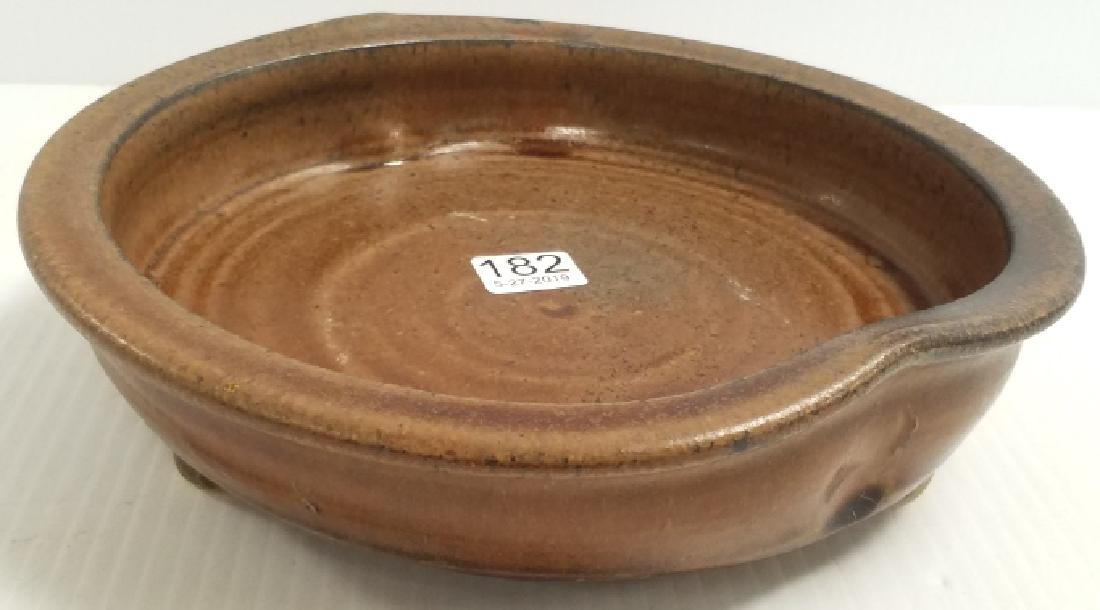 Warren Mackenzie signed low footed bowl 8 3/4" dia x 2 (1 of 6)