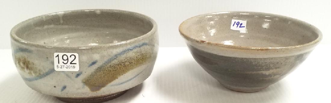 2 Jan McKeachie Johnson signed bowls- 7 1/2" dia. x 3 (1 of 5)