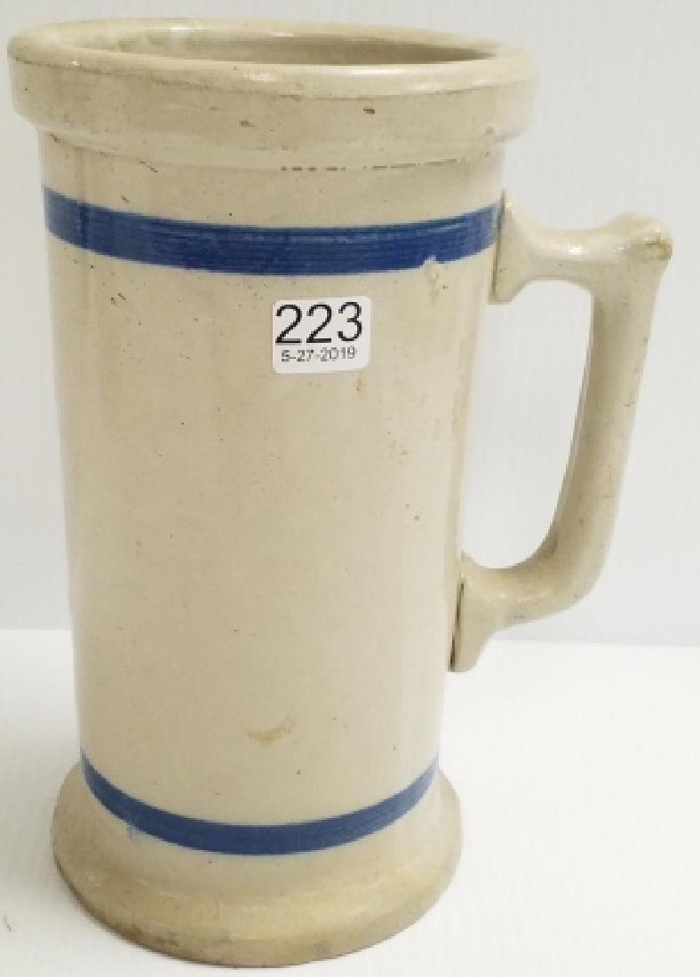 10" Red Wing Stoneware handled florist vase (1 of 7)