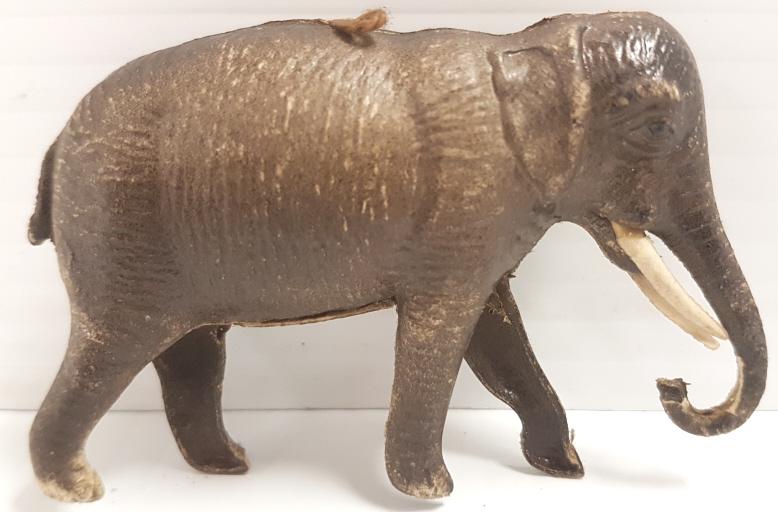 Dresden elephant ornament 3" x 2": Dresden elephant ornament 3" x 2"