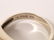 Designer signed B&H 14k white gold ring set with - 5