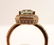 14k gold designer signed Sonia B ring set with 8x10mm - 4
