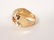 Contemporary design 14k gold 3-stone square cut diamond - 3