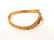 18k textured gold bracelet set with diamonds & rubies 6 - 3