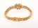 18k textured gold bracelet set with diamonds & rubies 6 - 4