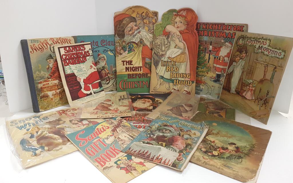 Group of approx. 15 early Christmas/Santa etc. books: Group of approx. 15 early Christmas/Santa etc. books including Raphael Tuck (some as seen)