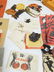 Group of vintage paper seals, decorations, etc. - 6
