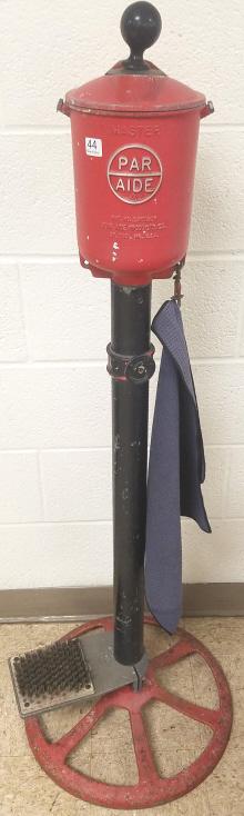 Par Aide master ball washer on stand w/ shoe cleaner - (1 of 5)