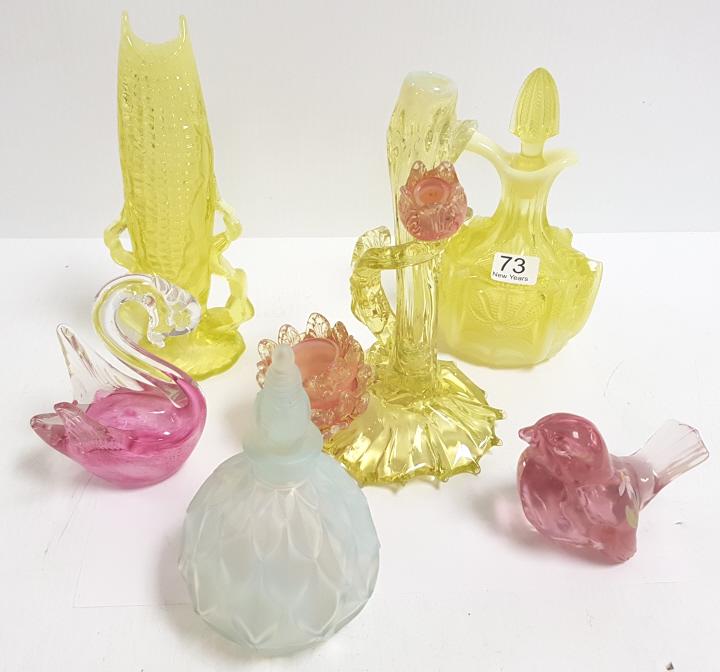 6 antique & vintage glass items, including Sabino (1 of 11)