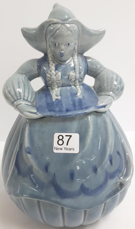 Red Wing Dutch Girl 11" covered cookie jar (1 of 3)