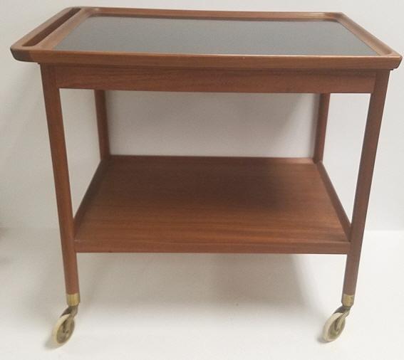 L.(Ludvig) Pontoppidan designed Danish teak bar cart by (1 of 7)