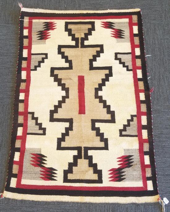 Vintage Navajo rug approx. 36" x 52" (1 of 5)