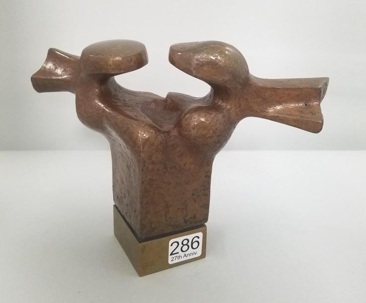Jose Luis Fernandez, Spanish, bronze - signed &: Jose Luis Fernandez, Spanish, bronze - signed & numbered 34/200 with foundry mark Fundiciones Fermandez Madrid - 6" tall x 8" wide