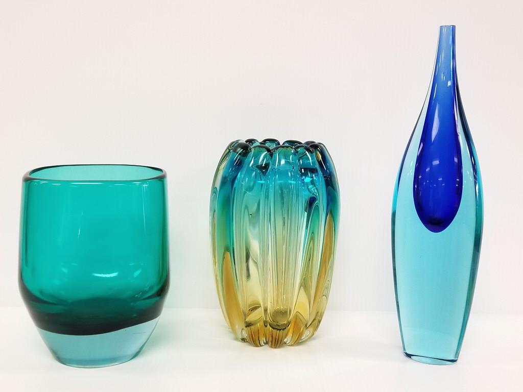 Salviati, Cendese & Seguso art glass vases- tallest 14 (1 of 15)