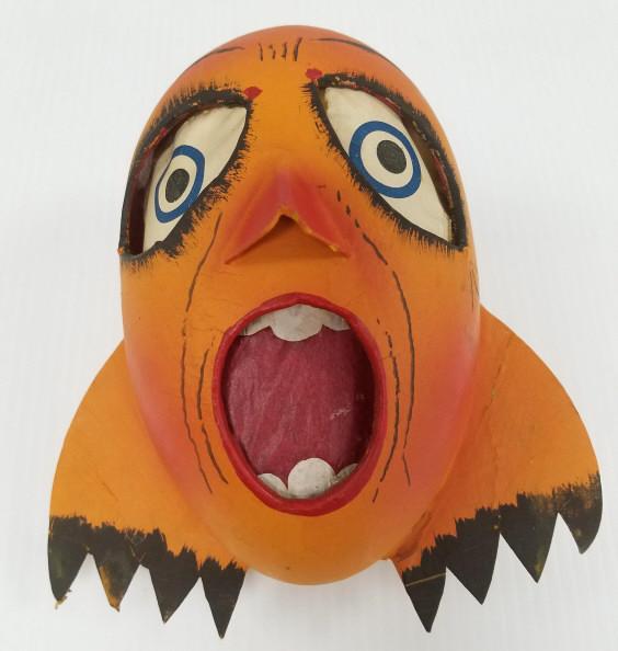 Papier-mache 7 1/2" lantern - marked Germany (1 of 6)