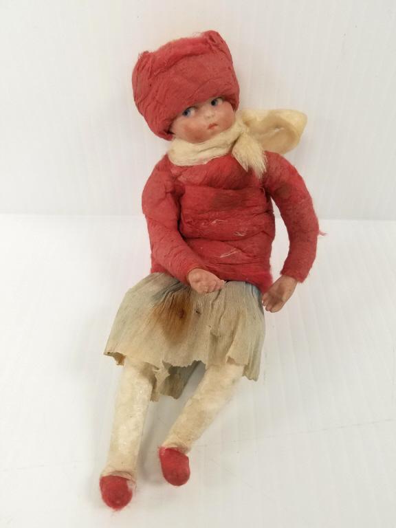 Heubach German bisque & cotton figure candy container (1 of 6)