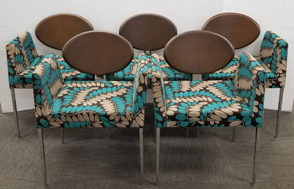 Paco Capdell Eboli set of 5 upholstered dining chairs (1 of 10)