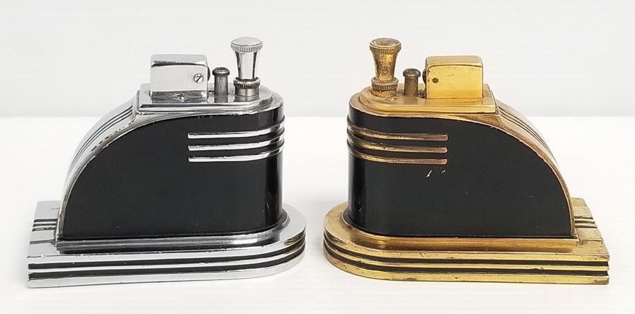 2- Ronson streamlined lighters 3 3/4"T, 4 1/4"W, 2 1/4"D (1 of 13)