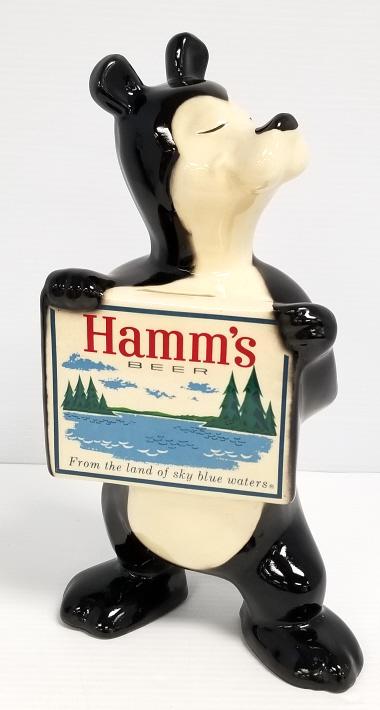 Vintage Hamm's Beer advertising Red Wing bear bank - 12" tall (1 of 8)