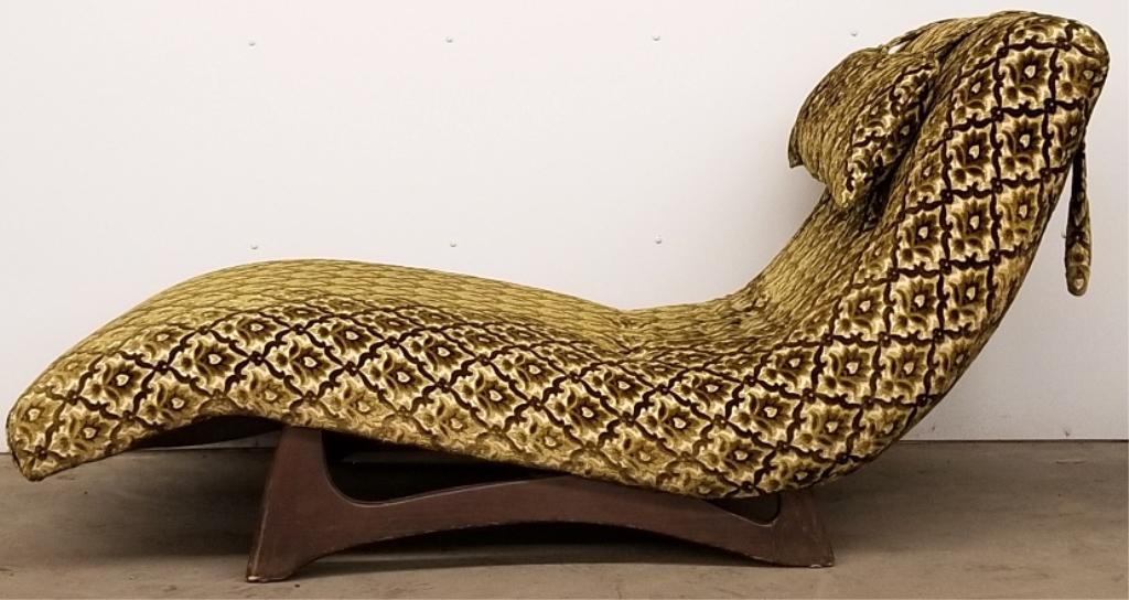Adrian Pearsall, attribution, chaise lounge 69"L 37"W 33"H: Adrian Pearsall, attribution, chaise lounge 69"L 37"W 33"H