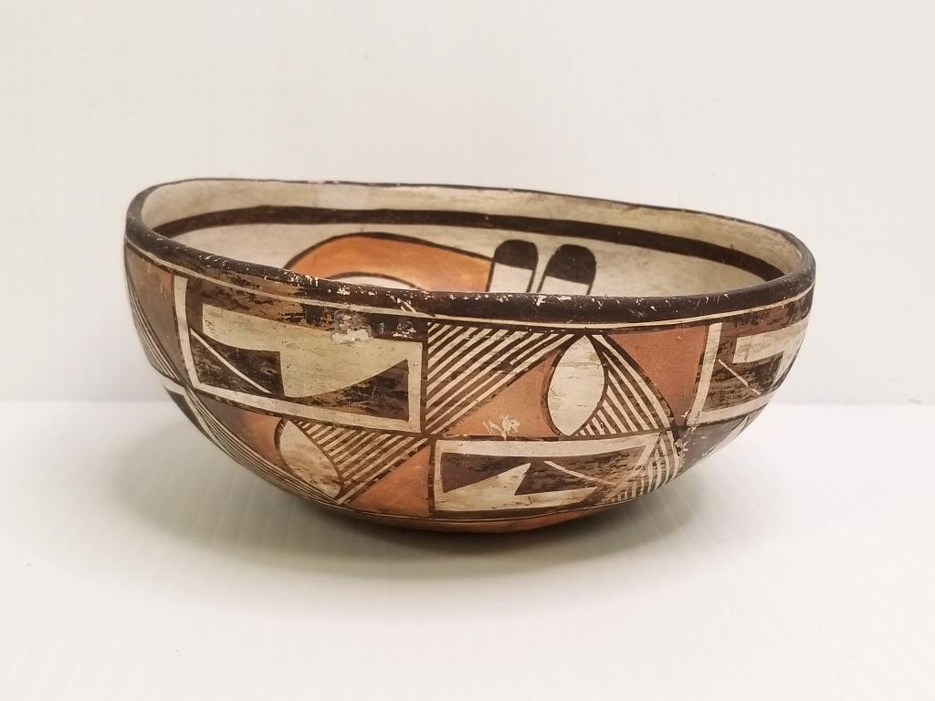 1930's early Acoma bowl - 2 3/4" tall x 6 1/2" diameter (1 of 13)