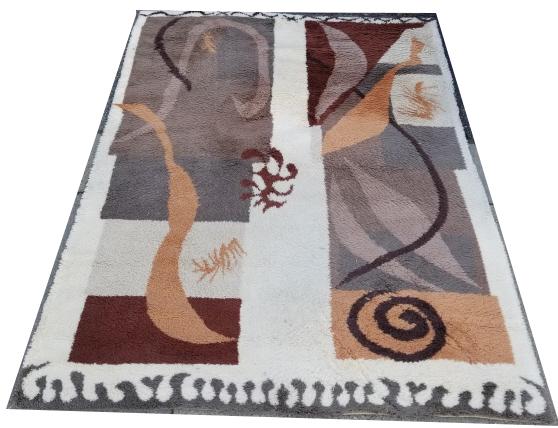 Ege Rya DeLuxe "Ocean Life" wool rug - made in Denmark - 8'2" x 11': Ege Rya DeLuxe "Ocean Life" wool rug - made in Denmark - 8'2" x 11'