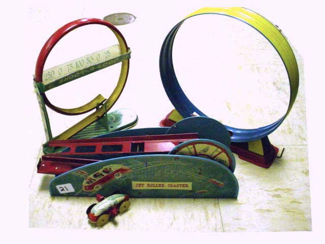 Wolverine Jet Roller coaster & 2 marble: toys…lot