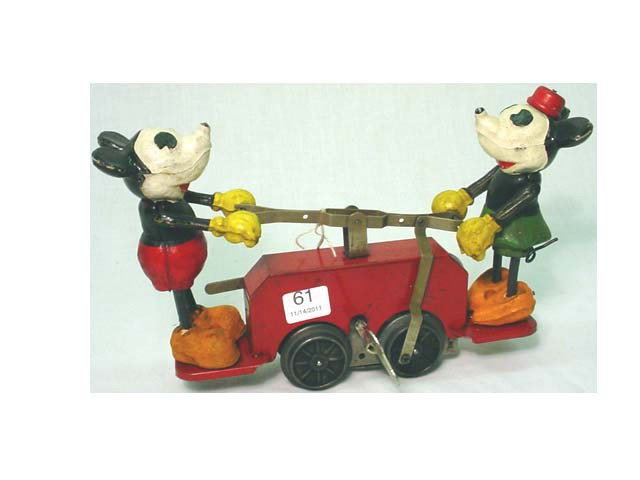 Lionel Mickey Mouse hand car