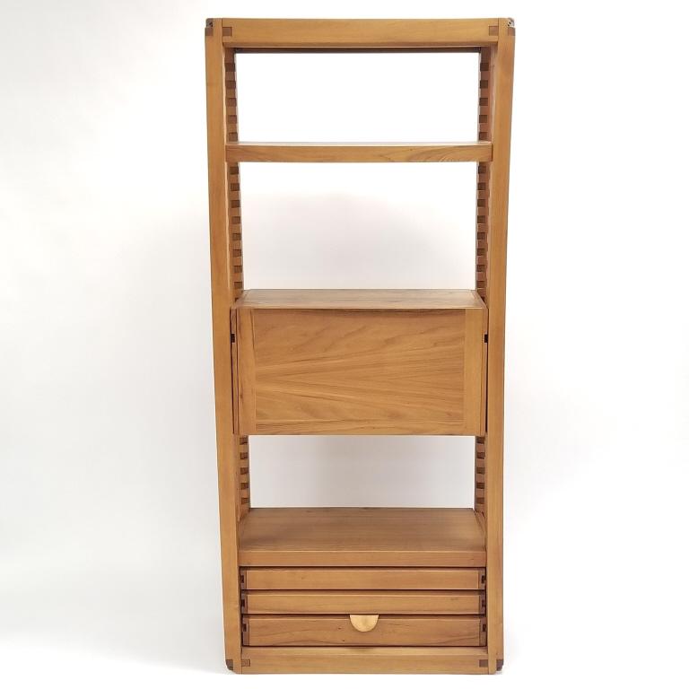 Pierre Chapo 'B-10 Systemme IA Biblioteque' with drop down surface, France, elm (1 of 20)