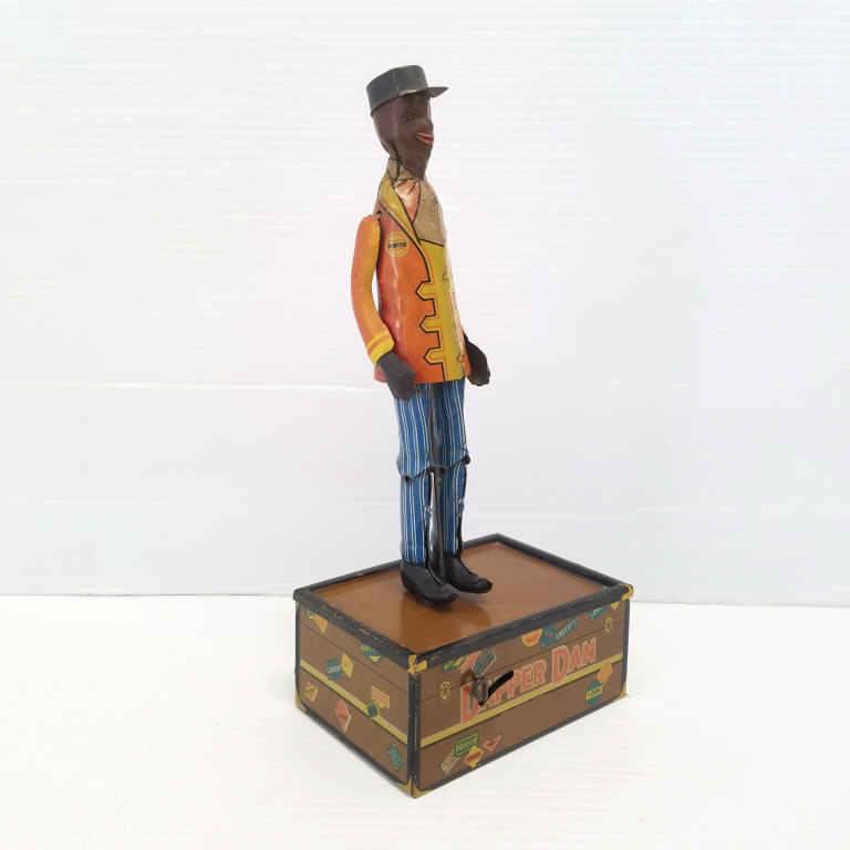 Dapper Dan Marx wind-up tin toy 10"T (1 of 4)