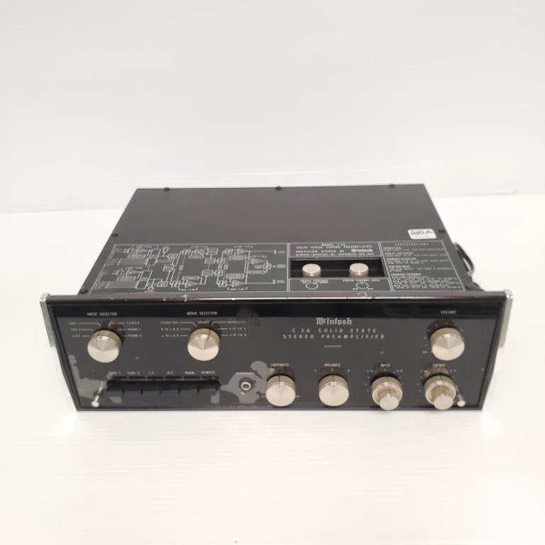 Mcintosh C26 Solid State Stereo Pre Amplifier (some As Seen To Face