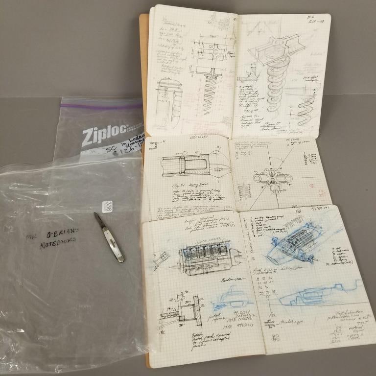 Brad Pitt as Mr. O'Brien props in movie "Tree of Life" including pocket knife & 3 notebooks with (1 of 11)