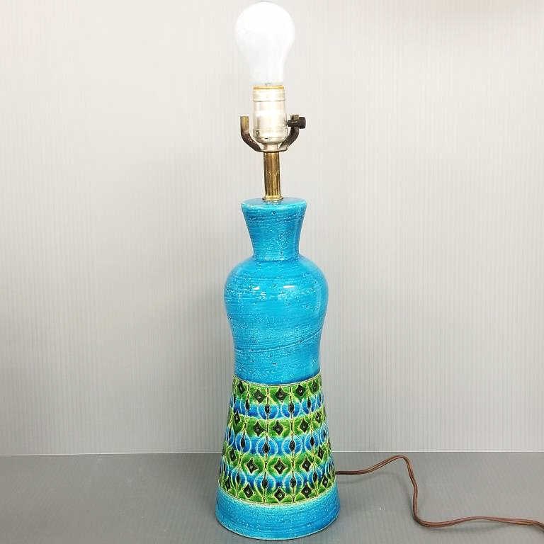 Bitossi Italy ceramic lamp - 18" high (1 of 10)