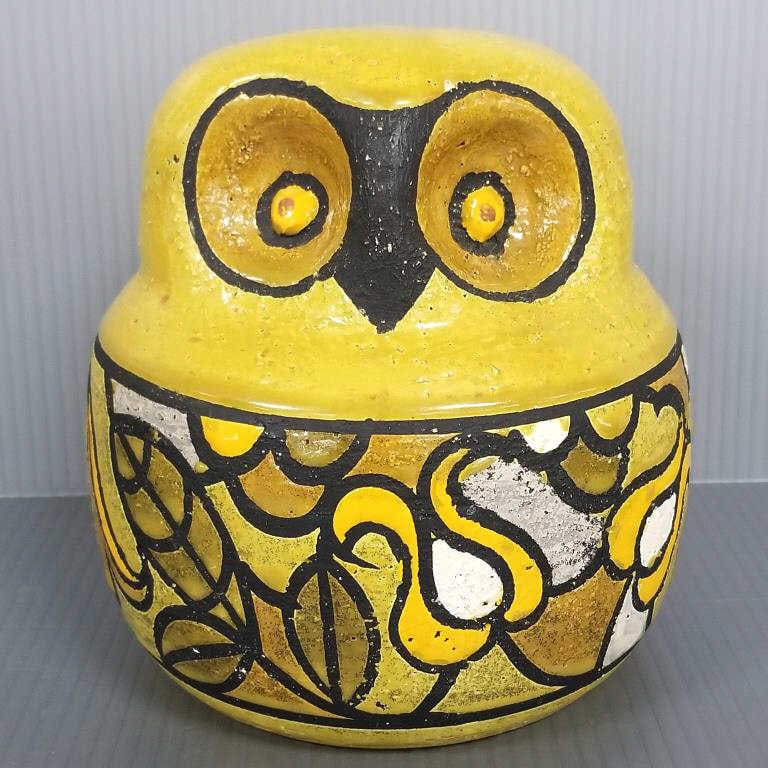 Bitossi Italy ceramic owl - 7" high: Bitossi Italy ceramic owl - 7" high
