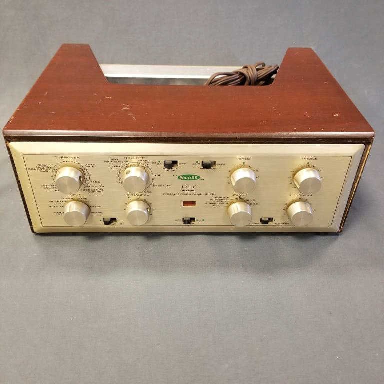 1956 vintage Scott 121-C mono pre-amplifier (untested & missing metal screen) (1 of 11)