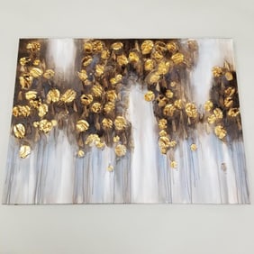 Contemporary mixed media oil painting - 36" x 48"